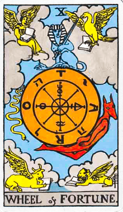 運命の輪 / The Wheel of Fortune逆位置