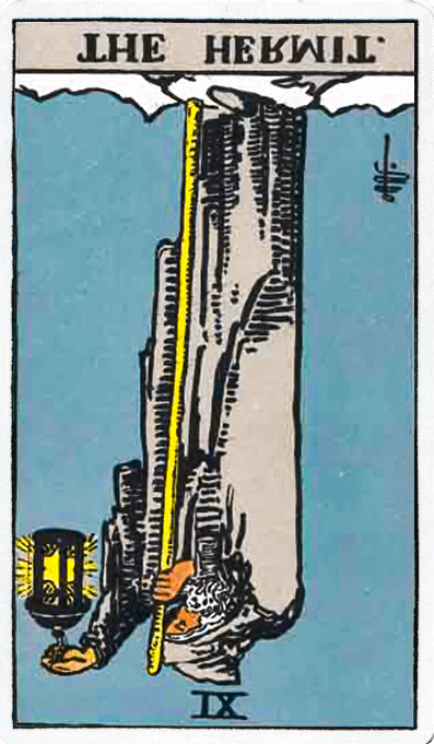 隠者 / The Hermit逆位置