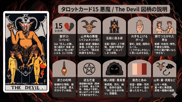 【悪魔】に描かれたシンボルの解釈